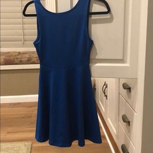 Royal Blue Open Back Dress
